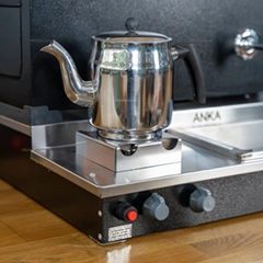 Anka Pro Plus Smart Çay Kazanı, Hibrit, 3 Demlikli, 30 Litre, Siyah - 5