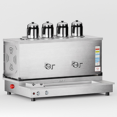 Anka Pro Plus Smart Çay Kazanı, Hibrit, 4 Demlikli, 40 Litre, Inox - Anka