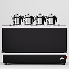 Anka Pro Plus Smart Çay Kazanı, Hibrit, 4 Demlikli, 40 Litre, Siyah - 3