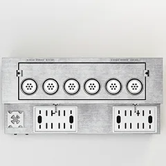 Anka Pro Plus Smart Çay Kazanı, Hibrit, 6 Demlikli, 60 Litre, Siyah - 4