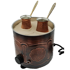 Anka Round Sand Coffee, 23x20 cm - Anka