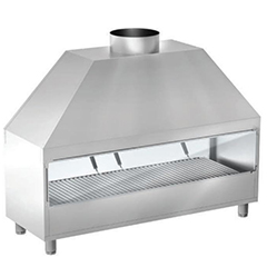 Anka Stainless Ocakbaşı, 100x60x120 cm, Inox - Anka