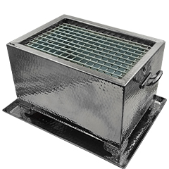 Anka Tabletop Grill, 38x29x25 cm, Chrome - Anka