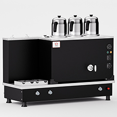 Anka Turbo Çay Kazanı, Hibrit, 3 Demlikli, 30 Litre, Siyah - Anka