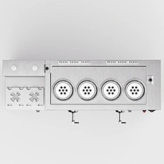 Anka Turbo Çay Kazanı, Hibrit, 4 Demlikli, 40 Litre, Siyah - 3