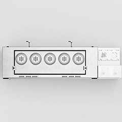 Anka Turbo Çay Kazanı, Hibrit, 5 Demlikli, 50 Litre, Inox - Anka (1)