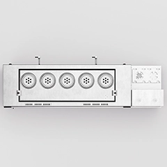 Anka Turbo Çay Kazanı, Hibrit, 5 Demlikli, 50 Litre, Siyah - 3