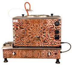 Anka Turbo Full Automatic Gas Tea Boiler, 2 Teapots, 20 Liters, Copper - Anka