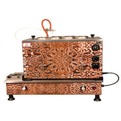 Anka Turbo Full Automatic Gas Tea Boiler, 4 Kettles, 40 Liters, Copper - Anka