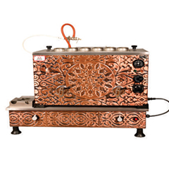 Anka Turbo Full Automatic Gas Tea Boiler, 6 Teapots, 60 Liters, Copper - Anka