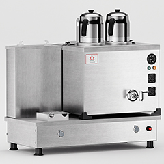 Anka Turbo Tea Boiler, Hybrid, 2 Demlikli, 20 Litre, Inox - Anka