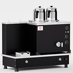 Anka Turbo Tea Boiler, Hybrid, 2 Teapot, 20 Liter, Black - Anka