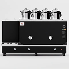 Anka Turbo Tea Boiler, Hybrid, 4 Teapots, 40 Liters, Black - Anka (1)