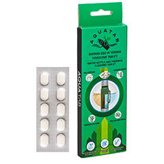 AquaTab A002-2 Bottle, Bottle and Thermos Cleaning Tablet, 3 gr, 10 Tablets - AquaTab
