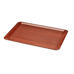 Arcoform Non-Slip Laminated Tray Wooden Pattern 53x32 cm - 1