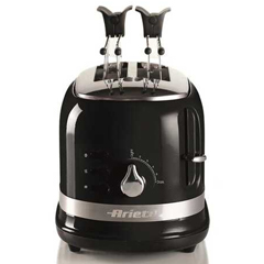 Ariete Moderna 2 Slice Bread Toaster, 815 W, Black - 2