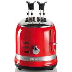 Ariete Moderna 2 Slice Bread Toaster, 815 W, Red - 2