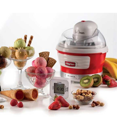 Ariete Party Time Dondurma Makinesi, 1,5 lt Kapasiteli, 12 w, Kırmızı - 4