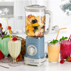 Ariete Vintage Blender, Buz Kırma Fonksiyonlu, 1,5 lt, 1000 w, Mavi - 3