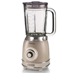 Ariete Vintage Glass Blender, with Ice Crushing Function, 1.5 L, 1000 W, Beige - 1
