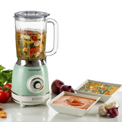 Ariete Vintage Glass Blender, with Ice Crushing Function, 1.5 L, 1000 W, Green - 4