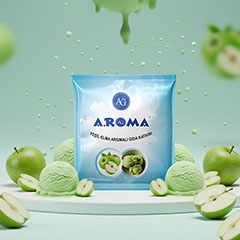 A.ROMA Aromalı Dondurma Katkısı, Yeşil Elma, 300 Gr - A.ROMA