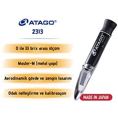 Atago 2313 Master-M El Tipi Refraktometre, 0-33 Brix - 3