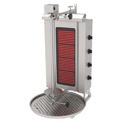 Atalay 4 Burner Top Motorized Electric Döner Machine, ADE-4U - Atalay