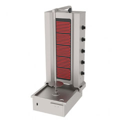 Atalay 5-Burner Bottom-Motorized Electric Doner Kebab Grill, ADE-5A - Atalay