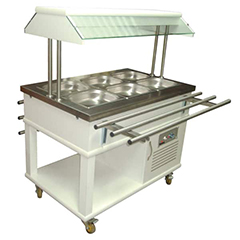 Atalay Bain Marie, 3 Pan Capacity, ASBM-03 - Atalay