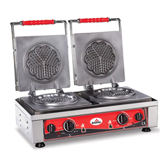Atalay Çiftli Çiçek Waffle Crepe Maker, Electric, AWMC 2402 - Atalay