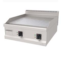 Atalay Countertop Electric Grill, Ribbed, Chrome Surface, 80x90x30 Cm, AEI 890 N S CR - Atalay
