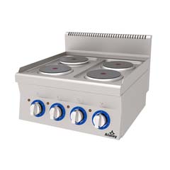 Atalay Countertop Electric Stove, 60x60 Cm, E AEO 660 - Atalay