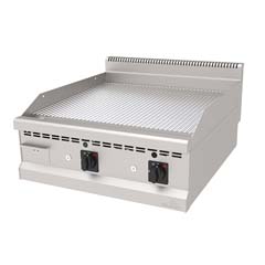 Atalay Countertop Gas Grill, Ribbed, Chrome Surface, 80x90x30 Cm, AGI 890 N S CR - Atalay