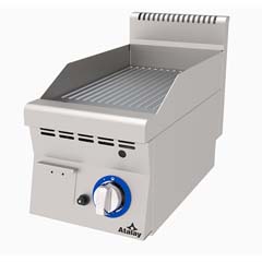 Atalay Countertop Gas Grill, Ribbed, E AGI 360 N - Atalay