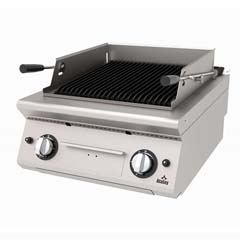 Atalay Countertop Gas Lava Stone Grill, 60x60x30 Cm, E ALI 660 - Atalay