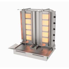 Atalay Döner Ocağı, Alttan Motorlu, Raydan 5x2 Cm, yanyana, Gazlı, ADG 5+5A - Atalay
