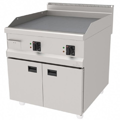 Atalay Elektrikli Izgara, Yarı Nervürlü Yarı Düz, Krom Yüzeyli, 80x90x85 Cm, AEI 890 N CR - Atalay