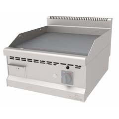 Atalay Gas Grill, Ribbed, Chrome Surface, 60x70 Cm, AGI 670 N CR - Atalay