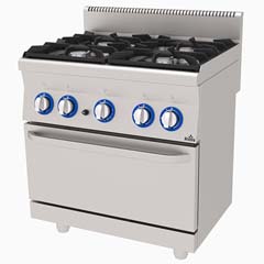 Atalay Gas Range, 80x60 Cm, E AGK 860 - Atalay