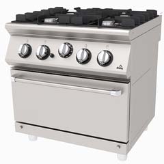 Atalay Gas Range, 80x73 Cm, AGK 873 - Atalay