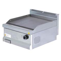 Atalay Ribbed and Flat Electric Barbecue Grill, 60x70 cm, AEI-670-ND - Atalay