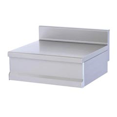 Atalay Work Table with Intermediate Shelves 80x70 cm, AAT-870 - Atalay