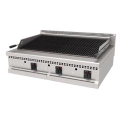 Atalay Lava Stone Grill Gas Barbecue Grill, 120x90 cm, ALI-1290-S - Atalay