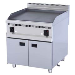 Atalay Ribbed and Flat Gas Grill, 80x90 cm, AGI-890-ND - Atalay