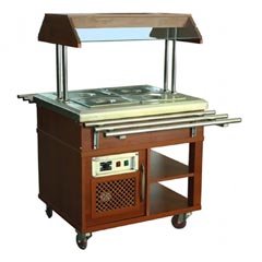 Atalay Saladbar, 2 Gastronorm Pan Capacity, ASSB-02 - Atalay