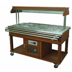 Atalay Saladbar, 4 Gastronorm Pan Capacity, ASSB-04 - Atalay