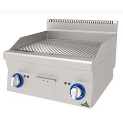 Atalay Setüstü Elektrikli Izgara, Nervürlü, Krom Yüzeyli, 60x60x30 Cm, E AEI 660 N CR - Atalay