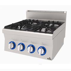 Atalay Countertop Gas Stove, 60x60 Cm, E AGO 660 - Atalay