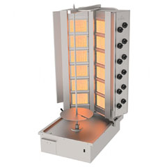 Atalay V Type Bottom Motorized Döner Stove, ADG-12-A - Atalay